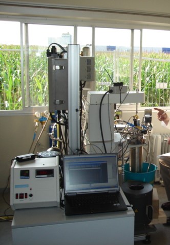 Batch reactor in the Agresti Energy / Genesyst lab — used for feedstock optimization and yield validation